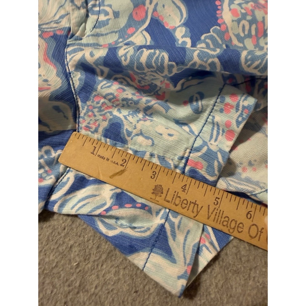 Lily Pulitzer Bay Blue Cotton Callahan Shorts Beach Golf Casual Women's 6 - Picture 16 of 16